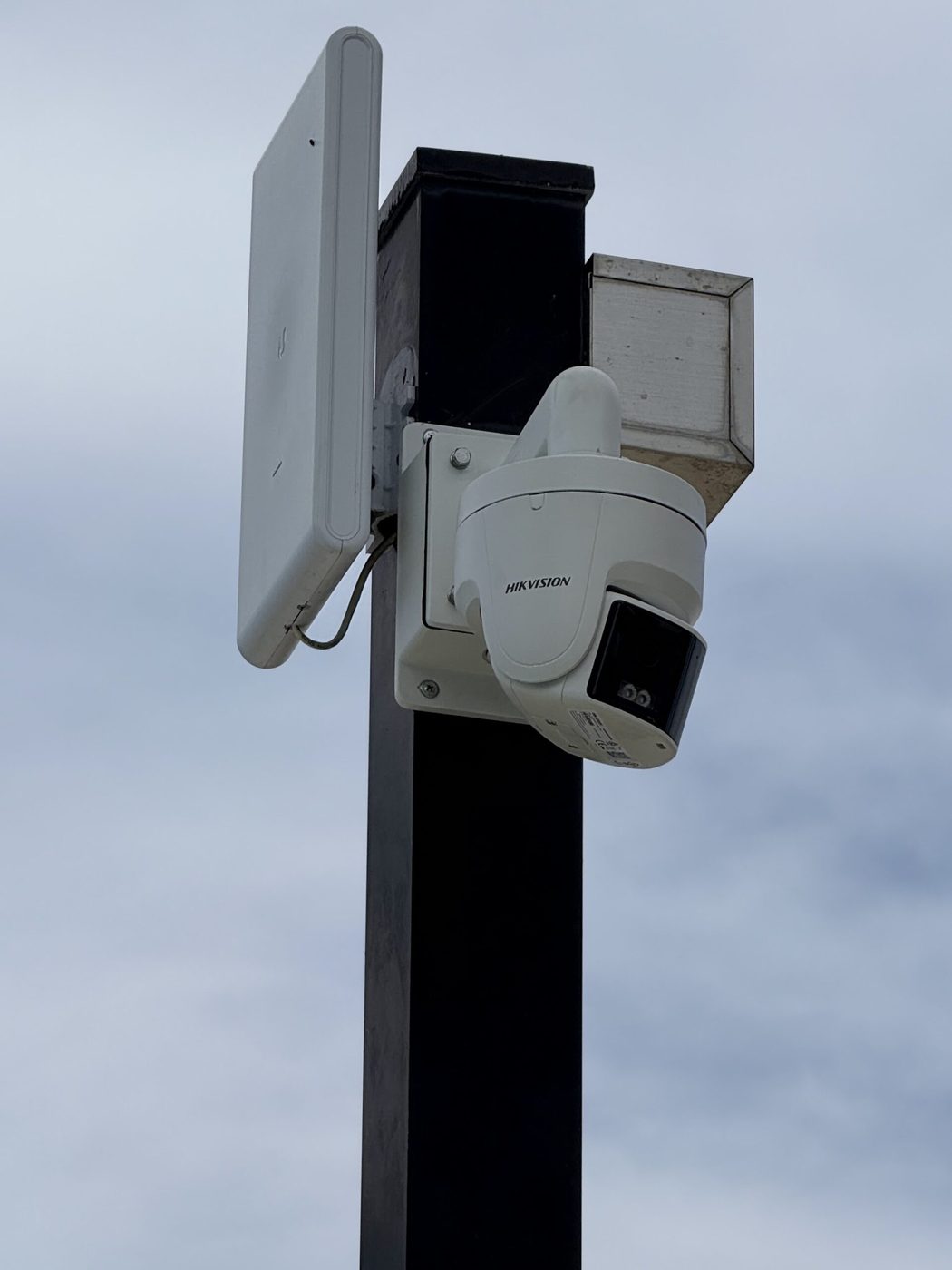 Commercial security camera installation by All Technology Security serving Bradenton and Manatee County FL