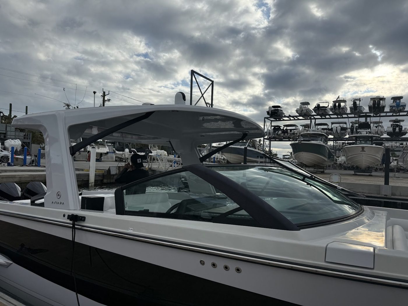 Security camera installation at a Sarasota FL marina — All Technology Security serving Siesta Key and coastal waterfront properties