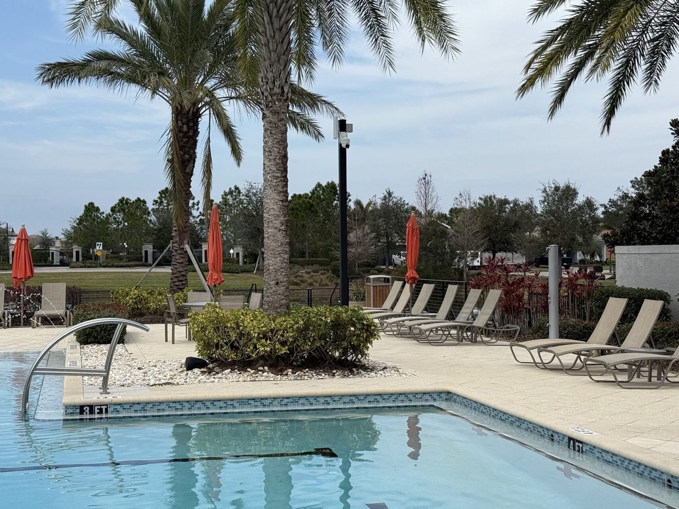 Security camera installation on a residential community property in Sarasota FL by All Technology Security
